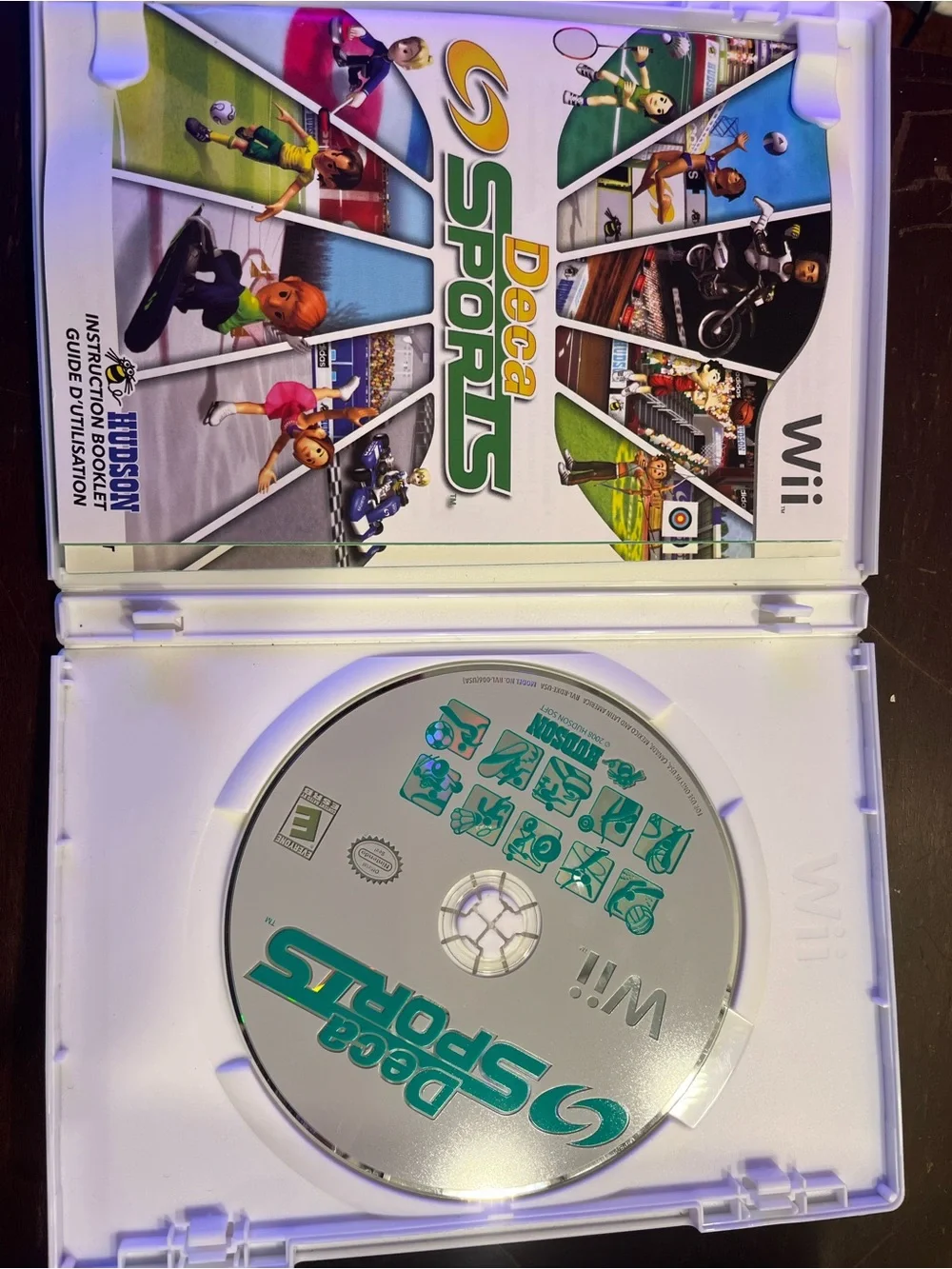 Nintendo Deca Sports Wii Game - Green, Yellow, Blue, White